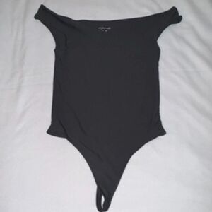 Urban Outfitters “Out From Under” Black Off‑the‑Shoulder Bodysuit – Size Small